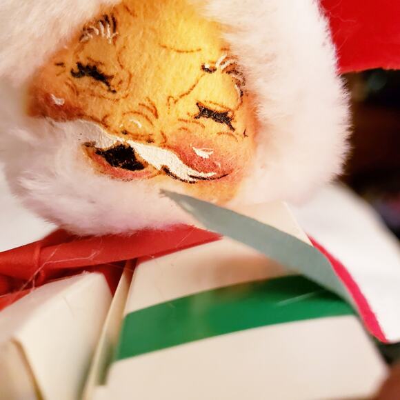 Vintage 1991 Annalee‎ Mobilitee Doll 9" Santa Christmas Presents holiday Decor - Picture 4 of 5